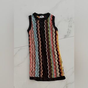 Missoni Multicolor Zigzag Kids Dress